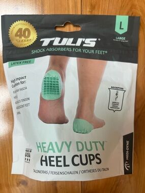 Heavy Duty Heel Cups - Large, Mint Green